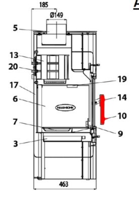 Haas+Sohn Belarius 468.19 Türgriff