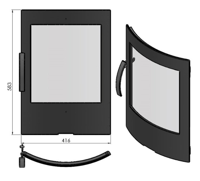 Termatech TT40 Tür Set grau