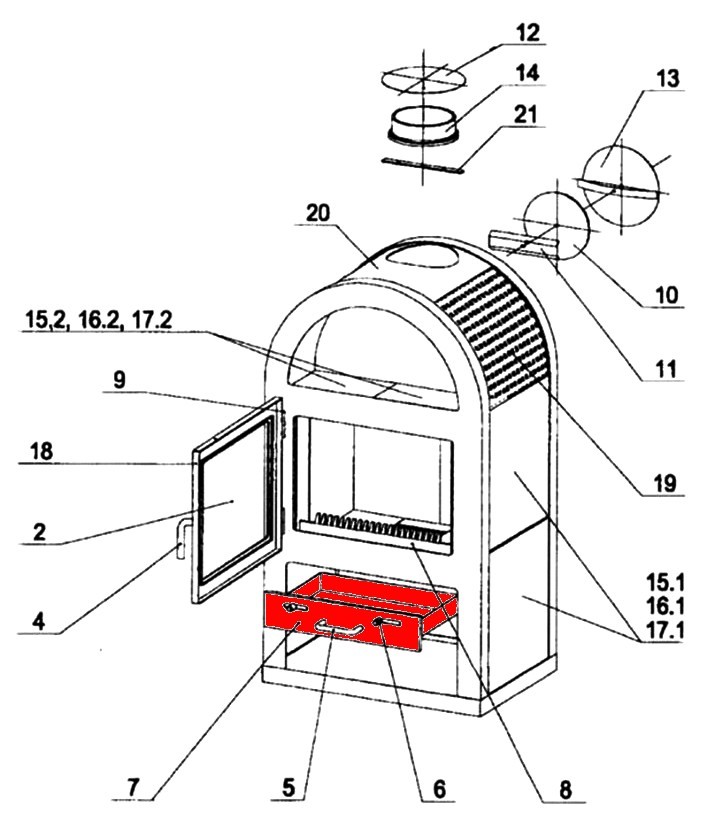 Justus Viking Aschekasten A