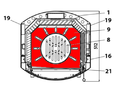 Haas+Sohn RHO 233.17 Rostlager Rosthalter