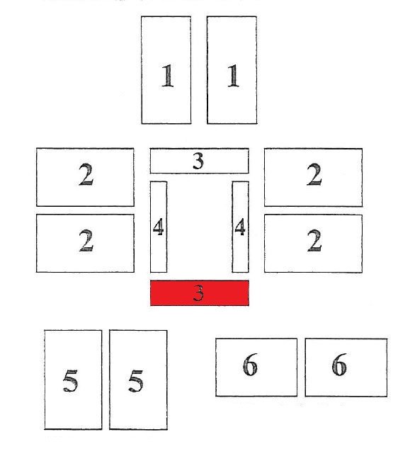 Caminos Rhombus Bodenstein vorne Brennraumstein