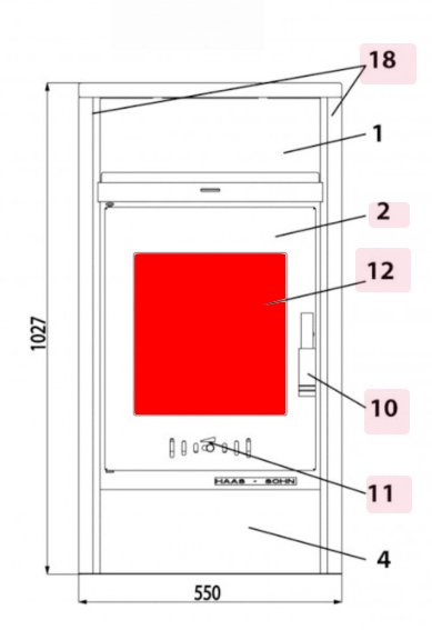 Haas+Sohn Vitorre 275.15 Sichtscheibe Schauglas