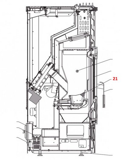 Haas+Sohn Aqua-Pellet 620.12 Brennerkeil Keil