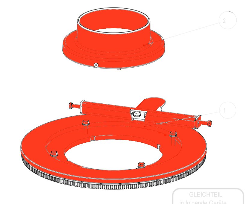 Austroflamm Glass Drehteller Set