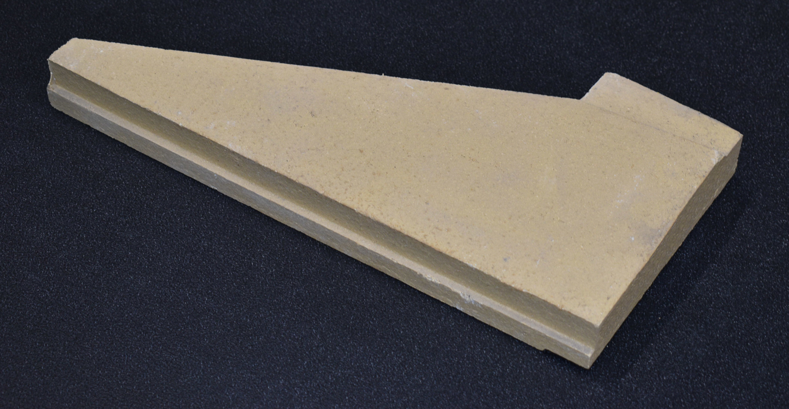 Spartherm Piccolo 465 x 450 Seitenstein rechts oben Feuerraumstein