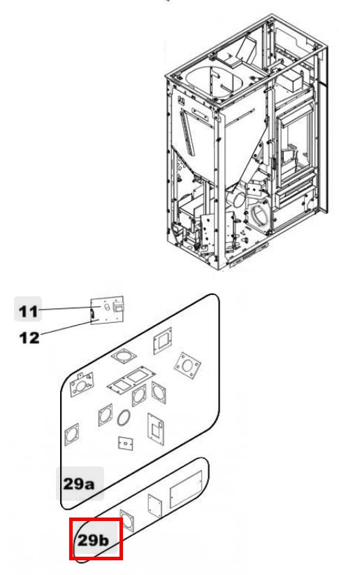 Haas+Sohn Catania II RLU 443.08 le joint du couvercle de révision joint d'audit